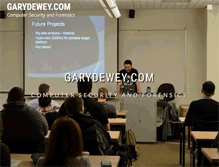 Tablet Screenshot of garydewey.com